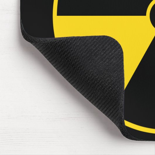 Strahlungs-Symbol-Mausunterlage Mousepad (Ecke)