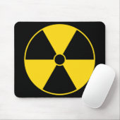 Strahlungs-Symbol-Mausunterlage Mousepad (Mit Mouse)