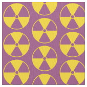 Strahlungs-Symbol Stoff (Nahaufnahme)