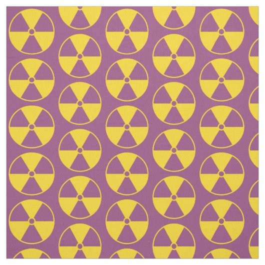 Strahlungs-Symbol Stoff (Muster)