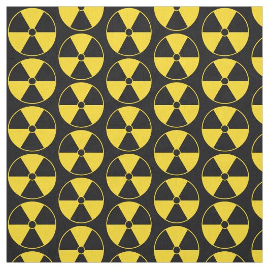 Strahlungs-Symbol Stoff (Muster)