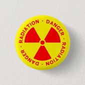 Strahlungs-Warnung Button (Vorderseite)