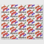 Strahlungsalligatoren Geschenkpapier (Flach)