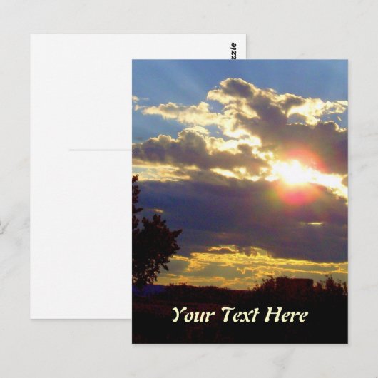 Strahlungsbrauch Postkarte (Vorne/Hinten)