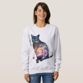 Strahlungsfläche im KatzenT - Shirt (Vorne ganz)