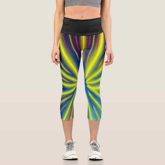 Strahlungsfluss - Capris-Leggings Capri Leggings (Vorderseite)