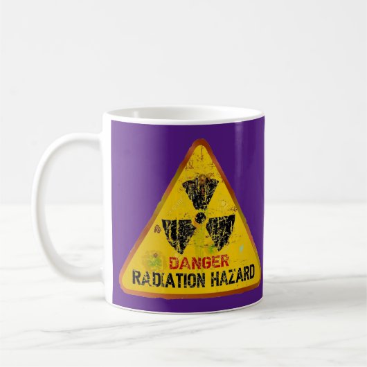 Strahlungsgefahr Kaffeetasse (Links)