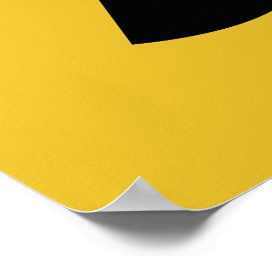 Strahlungsgefährdungssymbol Poster (Ecke)