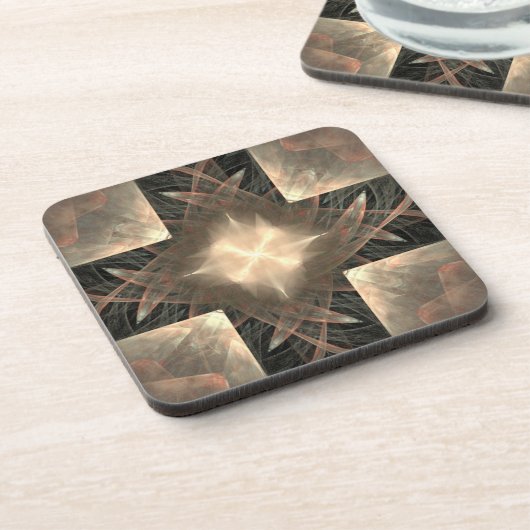 Strahlungskreuz Getränkeuntersetzer (Linke Seite)