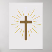 Strahlungskreuz Poster (Vorne)