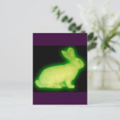 STRAHLUNGSRABBIT POSTKARTE (Stehend Vorderseite)