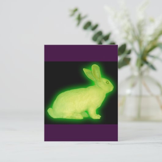 STRAHLUNGSRABBIT POSTKARTE (Stehend Vorderseite)