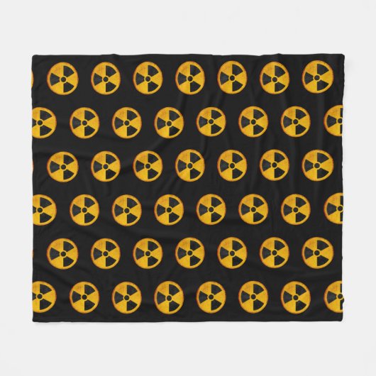 Strahlungssymbol Fleecedecke (Vorderseite (Horizontal))