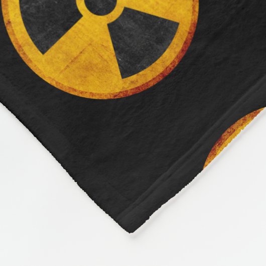 Strahlungssymbol Fleecedecke (Ecke)