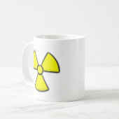 Strahlungssymbol Kaffeetasse (Vorderseite Links)