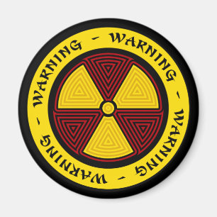 Strahlungssymbol Magnet