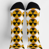 Strahlungssymbol Socken (Oben)