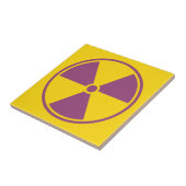 Strahlungswarnfolie Fliese (Seite)