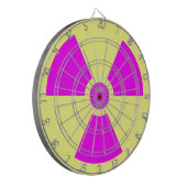 Strahlungswarnsymbol Dartscheibe (Vorderseite Links)