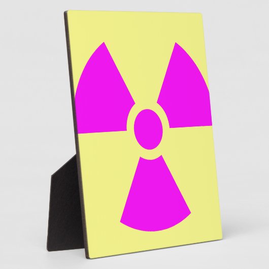 Strahlungswarnsymbol Fotoplatte (Seite)