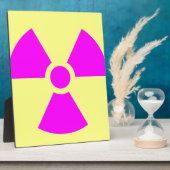 Strahlungswarnsymbol Fotoplatte (Seite)