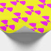 Strahlungswarnsymbol Geschenkpapier (Ecke)