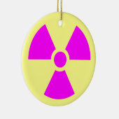 Strahlungswarnsymbol Keramikornament (Rechts)