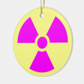 Strahlungswarnsymbol Keramikornament (Links)