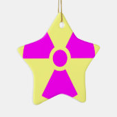 Strahlungswarnsymbol Keramikornament (Rechts)