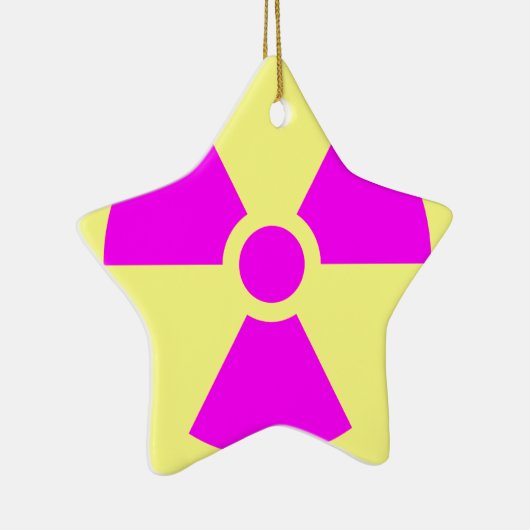 Strahlungswarnsymbol Keramikornament (Rechts)