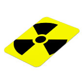Strahlungszeichen 3"x4"-Magnet Magnet (Linke Seite)