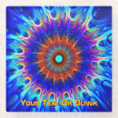 Strahlungszone Glasuntersetzer (Vorderseite)