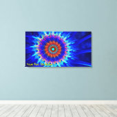 Strahlungszone Leinwanddruck (Insitu (Holzboden))