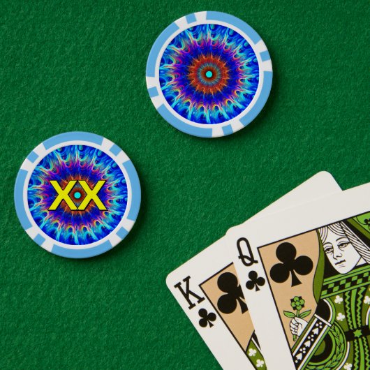 Strahlungszone Pokerchips (Pokertisch (doppelt))