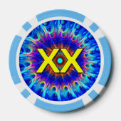 Strahlungszone Pokerchips (Rückseite)