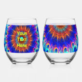 Strahlungszone Weinglas Ohne Stiel (Rückseite)