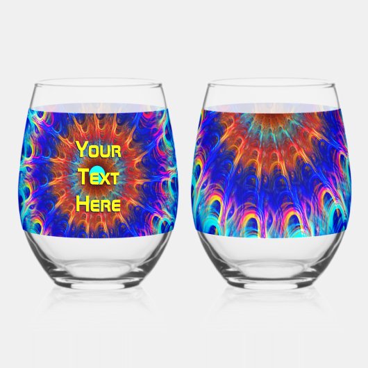 Strahlungszone Weinglas Ohne Stiel (Rückseite)