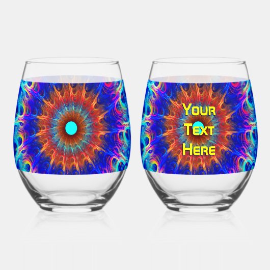 Strahlungszone Weinglas Ohne Stiel (Vorderseite)