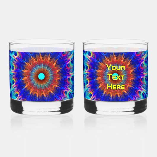 Strahlungszone Whiskyglas (Vorderseite)