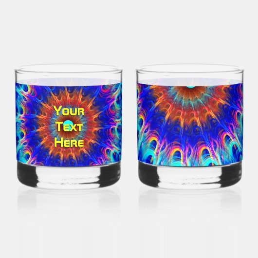 Strahlungszone Whiskyglas (Rückseite)