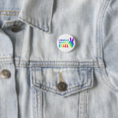 Straight against Hate - LGBTQ+ Alleinstolz Button (Beispiel)