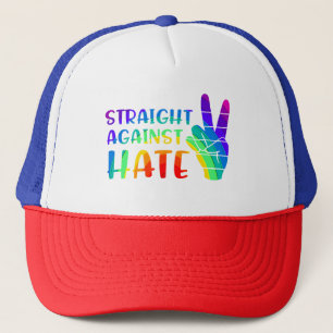 Straight against Hate - LGBTQ+ Alleinstolz Truckerkappe