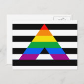 STRAIGHT AL PRIDE 2014 PRIDE POSTKARTE (Vorne/Hinten)
