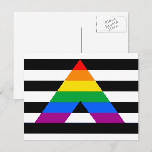 STRAIGHT AL PRIDE 2014 PRIDE POSTKARTE (Vorne/Hinten)