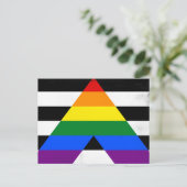 Straight Ally Feiertagspostkarte (Stehend Vorderseite)