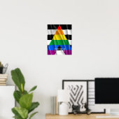 STRAIGHT ALLY FLAG POSTER (Heimbüro)