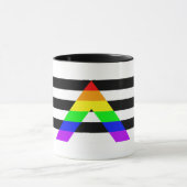 Straight Ally Flag Tasse (Zentrum)