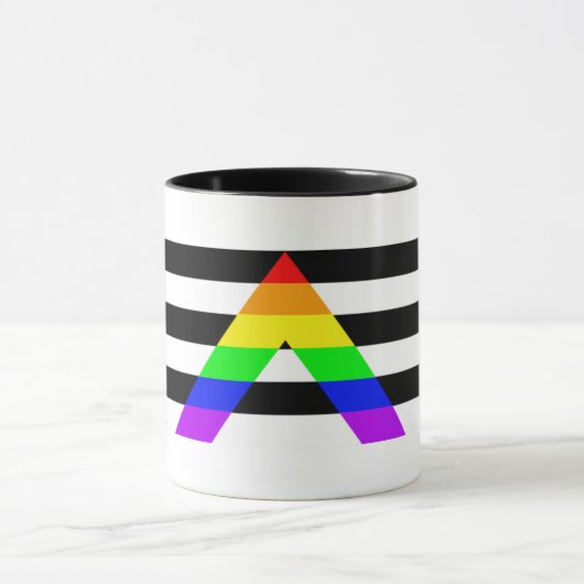 Straight Ally Flag Tasse (Zentrum)