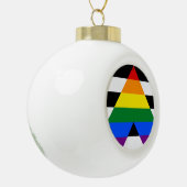 Straight Ally Keramik Kugel-Ornament (Links)