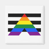 Straight Ally Magnet (Vorne)